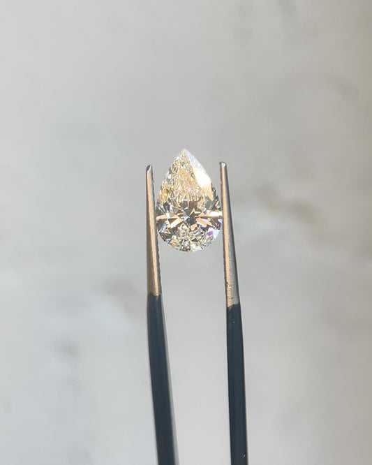1.79ct Pear F/VVS2 Lab Grown Diamond